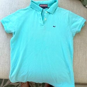 Mint green Vineyard Vines polo